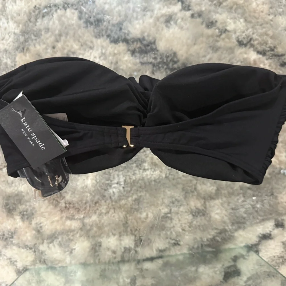 NWT Kate Spade New York Bandeau Bra Bikini Top size Medium